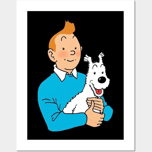 Tintin Tintin And Milou Wall Art by Antoneshop